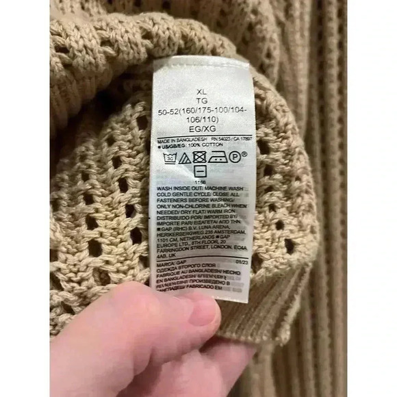 Gap Open Stitch Button Cardigan Sweater - Picture 6 of 7